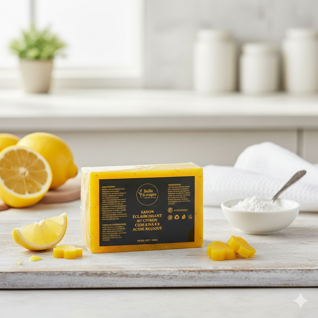 Savon Éclaircissant au Citron & à l’Acide Kojique