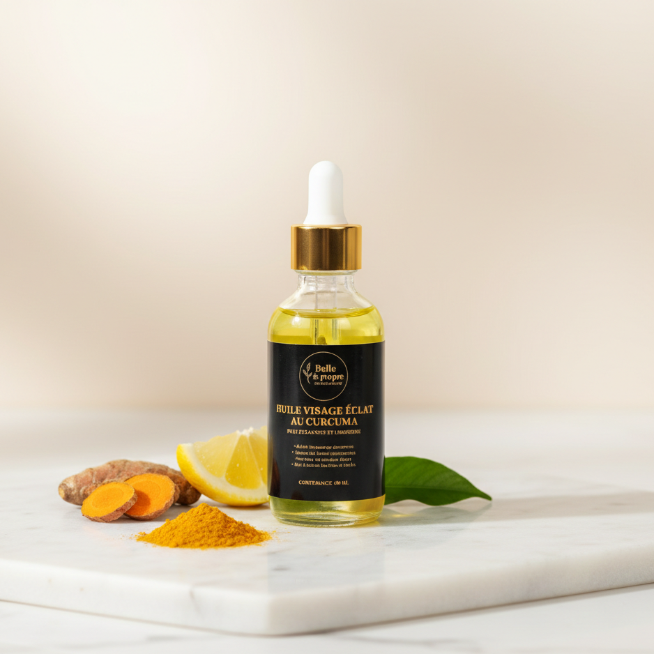 Huile Visage Éclat au Curcuma